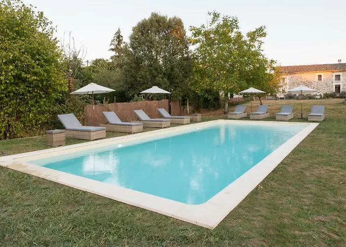 펜션 Le Petit Bouchon Parcoul